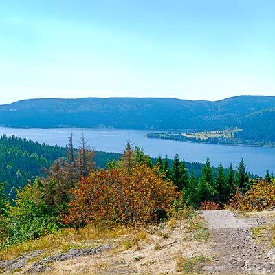 Herrliche Aussicht über den Schluchsee